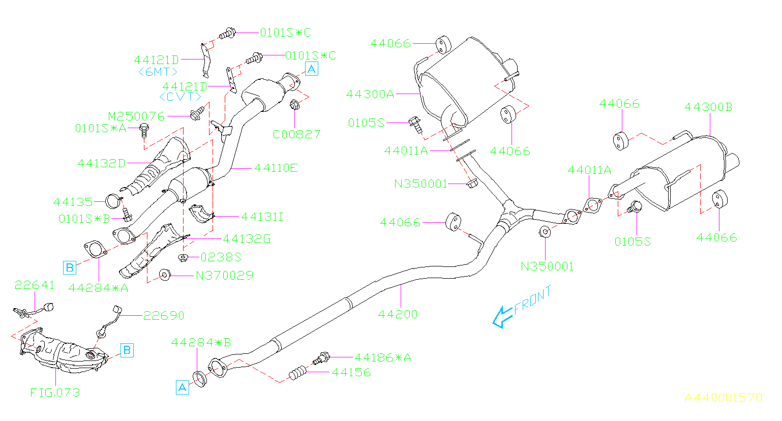 2019 subaru impreza exhaust